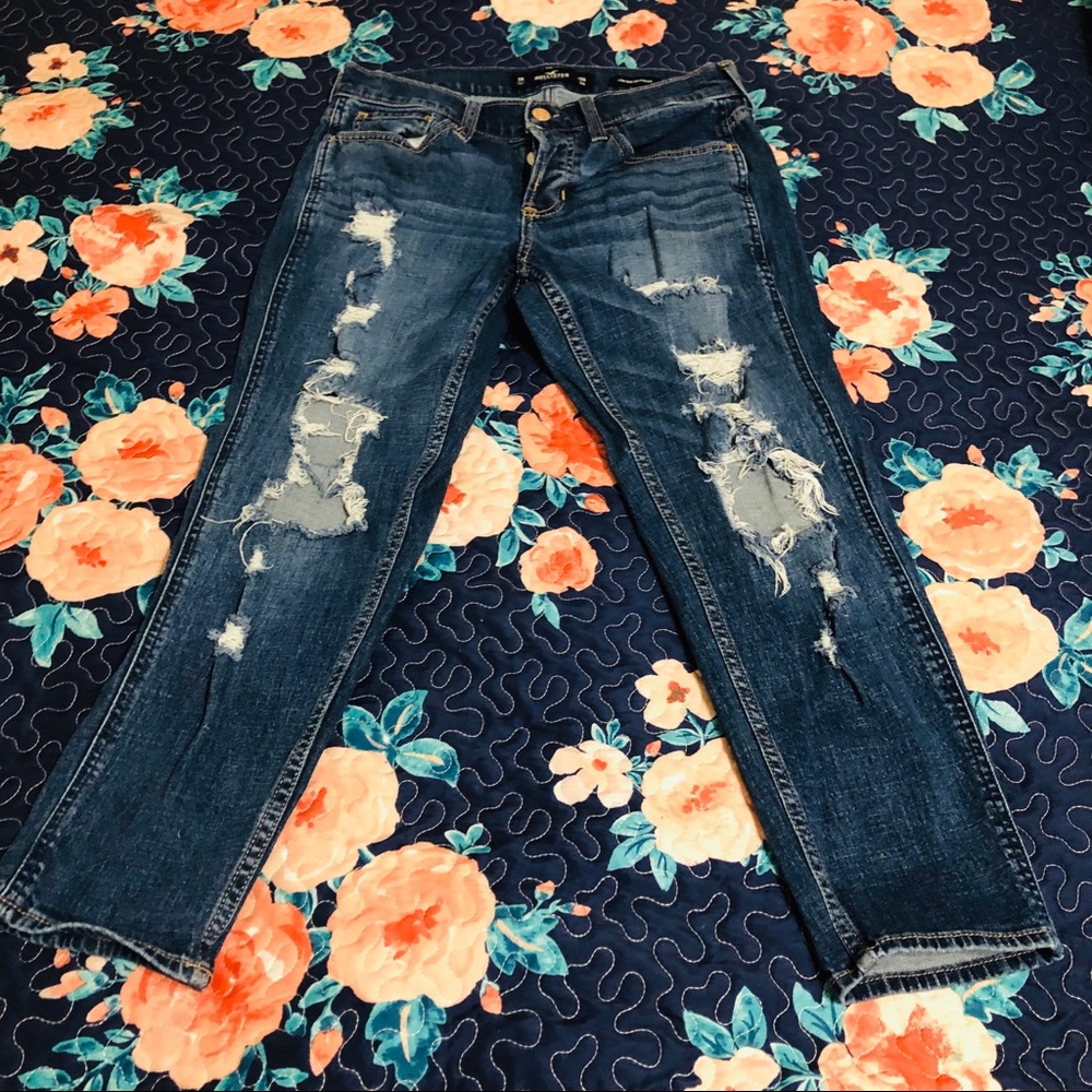 Awesome pair of distressed Hollister jeans